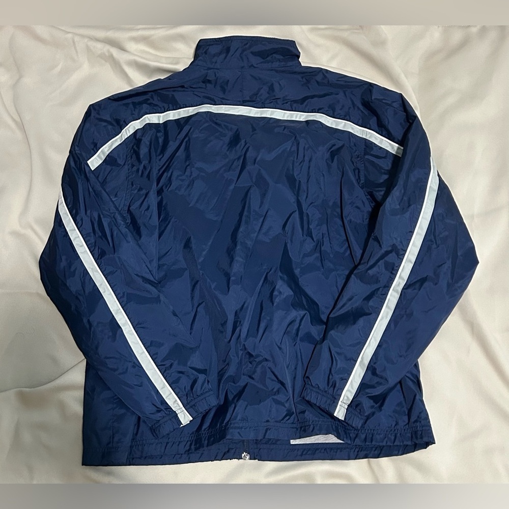 Nike Men's Vintage Zip Blue Pullover Windbreaker Jacket - Size XXL - Picture 5 of 11